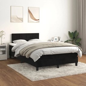 ΚΡΕΒΑΤΙ BOXSPRING ΜΕ ΣΤΡΩΜΑ ΜΑΥΡΟ 120 X 200 ΕΚ. ΒΕΛΟΥΔΙΝΟ 3141295