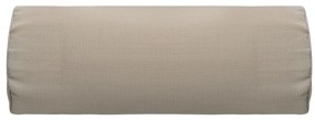 vidaXL Προσκέφαλο Σεζλόνγκ Taupe 40 x 7,5 x 15 εκ. από Textilene