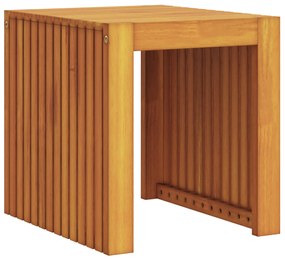 vidaXL Τραπέζι Κήπου 43x36x40 εκ. Μασίφ Ξύλο Teak