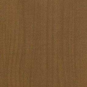 Τραπεζάκι Σαλονιού Καφέ Μελί 110x50x34 εκ από Μασίφ Ξύλο Πεύκου - Καφέ