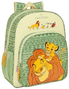 Σχολική Τσάντα Mufasa Πράσινο Μπεζ 32 x 38 x 12 cm