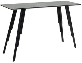 Κονσόλα Lifo pakoworld MDF ανθρακί cement-μαύρο 120x40x75εκ