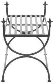 vidaXL Πάγκος Vintage Μαύρος 83 x 42 x 55 εκ. Μεταλλικός