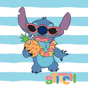 Παιδικό Μαγικό Πετσετάκι (30x30) Dimcol Lilo & Stitch 79 Sky Blue