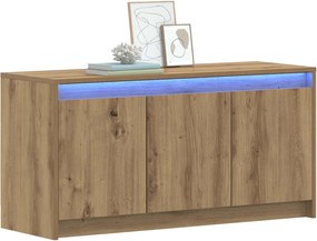 vidaXL Ντουλάπι TV 100 x 34 x 50 εκ Artisan Δρυς Επεξεργασμένο Ξύλο