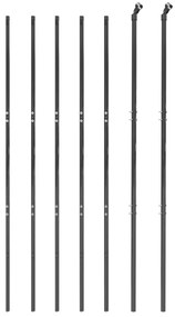 vidaXL Συρματόπλεγμα Περίφραξης Ανθρακί 1,4x10 μ. Γαλβανισμένο Ατσάλι