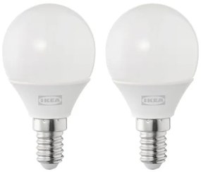 SOLHETTA λαμπτήρας LED E14 250 lumen/γλόμπος, 2 τεμ. 804.987.22