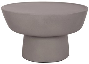 Τραπεζάκι σαλονιού PIRSON C18155.03 Fiber Cement Γκρί Φ60x36Υεκ. 60x60x36 εκ.