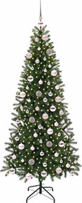 vidaXL Τεχνητό Χριστουγεννιάτικο Δέντρο Πράσινο 180 cm ΠΕ και PVC