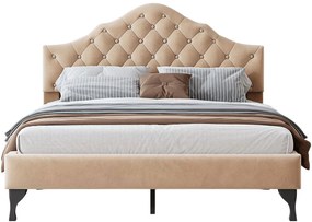 Επενδυμένο κρεβάτι Desora-Mpez