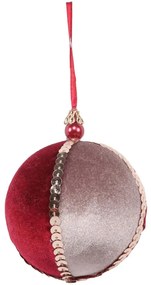 Χριστουγεννιάτικη Μπάλα Spectrum 024231 8x8x8cm Red-Pink