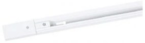 Ράγα 2-Line 2μ αλουμίνιο σε μαύρο και λευκό Led Space Lights 2.051.061 Λευκό