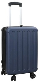 vidaXL Βαλίτσα Σκούρο Μπλε 34 x 23 x 55.5 εκ. ΑΒΣ Πλαστικό