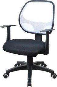 Καρέκλα γραφείου τροχήλατη Nextdeco μαύρη  99χ60x63εκ.