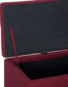 vidaXL Πάγκος με Αποθηκευτικό Χώρο Μπορντό 116 εκ. από Πολυεστέρα