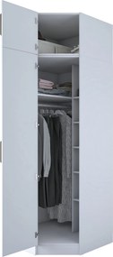 Ντουλάπα Λευκό BROBO 91x57.5x255