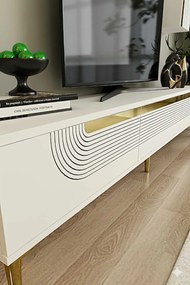 Stewehome Σετ μονάδας τηλεόρασης με ράφι μοντέρνου στυλ 180x30x41 cm