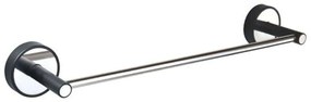 Κρεμάστρα Πετσέτας Optimo 6240 40cm Black-Chrome Karag Stainless Steel