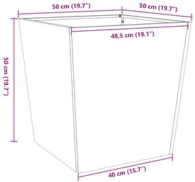 ΖΑΡΝΤΙΝΙΕΡΑ ΚΗΠΟΥ 50X50X50 ΕΚ. ΑΠΟ ΓΑΛΒΑΝΙΣΜΕΝΟ ΧΑΛΥΒΑ 851076