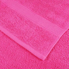 vidaXL Πετσέτα Επισκεπτών SOLUND Ροζ 550 gsm