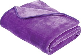 Κουβέρτα Βελουτέ Μονή (160x220) Das Home Velour 0296 Purple