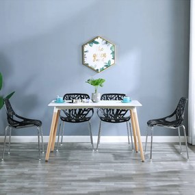 Καρέκλα Plexy-Mauro (6) τεμάχια