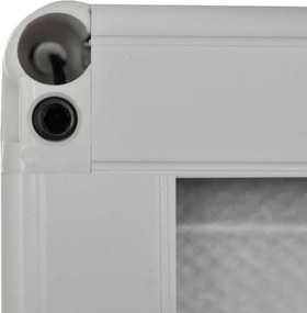 vidaXL Σήτα Παράθυρου Πλισέ 160 x 80 εκ. Αλουμινίου με Σκίαστρο