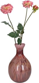 Βάζο ArteLibre Ροζ Γυαλί 16x16x25cm