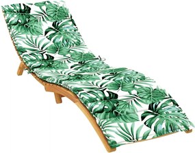 vidaXL Μαξιλάρι Ξαπλώστρας Φύλλο Σχέδιο Φύλλου 200 x 70 x 3 cm