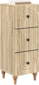 vidaXL Ντουλάπι με Συρτάρια 33 x 34,5 x 90 εκ Επεξεργασμένο Ξύλο