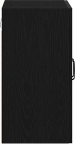 vidaXL Ντουλάπι Τοίχου Μαύρο Δρυς 60x31x60 εκ. από Τεχνητό Ξύλο