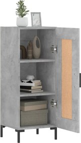 vidaXL Ντουλάπι Γκρι Σκυροδέματος 34,5x34x90 εκ. Επεξεργασμένο Ξύλο