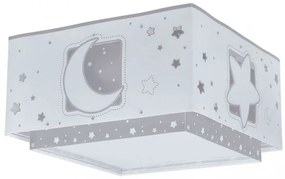 Παιδική Πλαφονιέρα Moonlight Gray 2xE27 15W Γκρι 63236E ANGO 63236E Γκρι