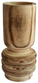 Βάζο Kengo 032227 16x16x34 Natural Ξύλο