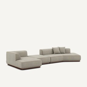 Γωνιακός καναπές αριστερός με ύφασμα τουίντ, Jacopo