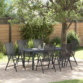 vidaXL Σετ Φαγητού Κήπου 7 pcs Ανθρακί Μεγέθους πλήρους