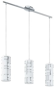 Φωτιστικό Οροφής Bayman 92563 White Eglo Metal, Glass