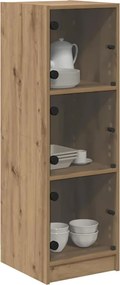 vidaXL Highboard Artisan Oak 35 x 37 x 109 εκ Επεξεργασμένο ξύλο