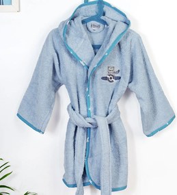 Βρεφικό Μπουρνούζι Dimcol Aviator 183 Sky Blue