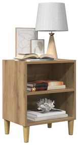 vidaXL Κομοδίνα 2 τεμ. 40x30x50 εκ. από Επεξεργασμένο Ξύλο