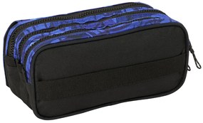 Τριπλή Κασετίνα El Niño Roller Μπλε Μαύρο 21,5 x 10 x 8 cm