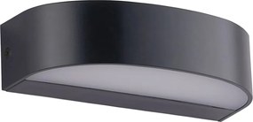 LED Απλίκα Εξωτερικού Χώρου Zip 8W IP65 Ανθεκτικό στην αλμύρα Ανθρακί