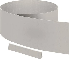 vidaXL Περίγραμμα γκαζόν 4 pcs Σκ rusty 450 x 0.05 x 15 εκ