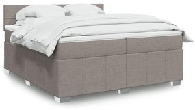 ΚΡΕΒΑΤΙ BOXSPRING ΜΕ ΣΤΡΩΜΑ TAUPE 200X200 ΕΚ. ΥΦΑΣΜΑΤΙΝΟ 3289479