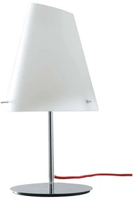 Φωτιστικό Επιτραπέζιο Ermes I-ERMES-L1 1xE27 Φ18cm 44cm White Luce Ambiente Design Γυαλί