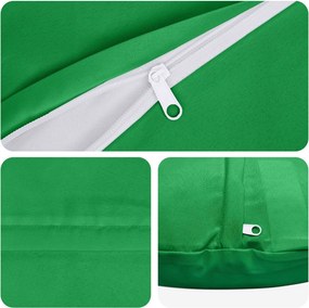 vidaXL Κάλυμμα Μαξιλαριού 2 pcs HEERLEN Πράσινο Ø 40 cm Πολυεστέρας