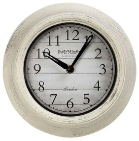 Ρολόι Τοίχου ROL601 23,2x23,2x5,4cm Beige Espiel Polyresin
