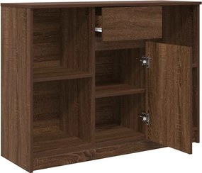 vidaXL Συρταριέρα με Συρτάρια καφέ δρυς 101x35x76 εκ. Επεξ. Ξύλο