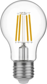 LED Filament Λαμπτήρας E02 Drop A60 Διαφανής 4W 470Lm E27 2700K