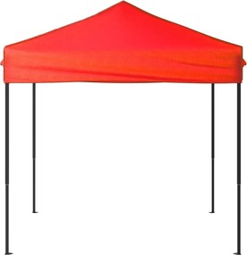 vidaXL Τέντα Εκδηλώσεων Πτυσσόμενη Κόκκινη 2 x 2 μ.